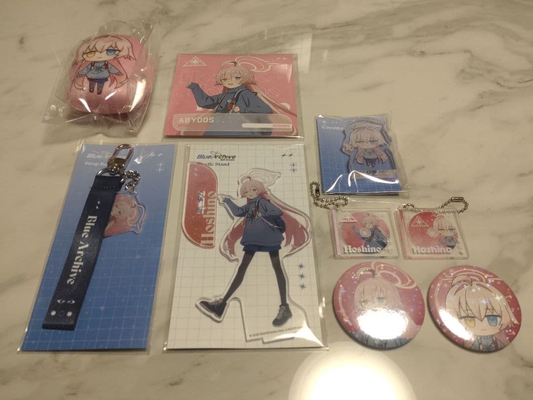 【韓国限定】ブルーアーカイブ V-SQUAREコラボ【ホシノ】グッズセット 日本未発売・韓国限定・韓国限定】ブルーアーカイブ ブルアカ ホシノ