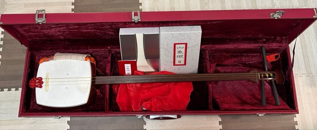 和楽器 三味線 白象撥