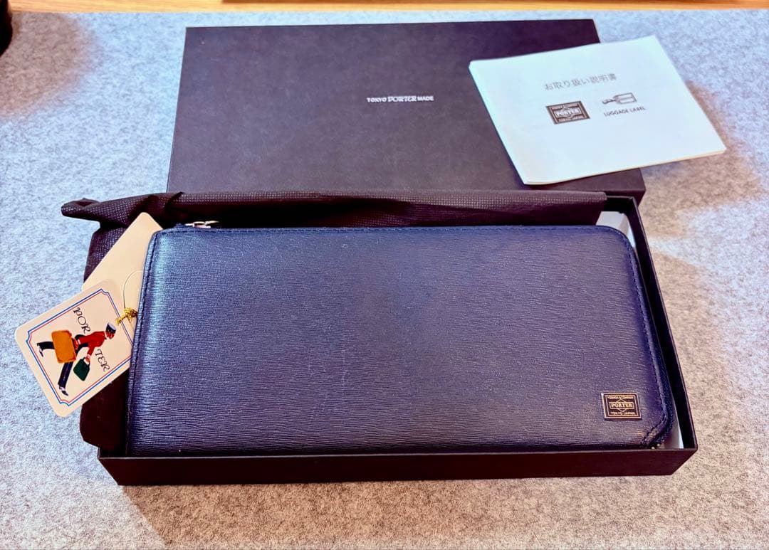 PORTER CURRENT 長財布　ネイビー