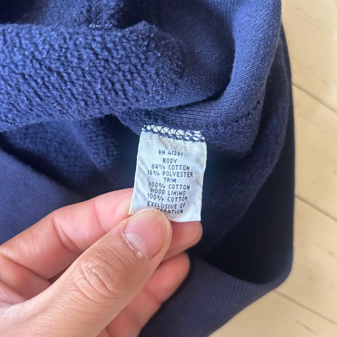 90s00s Ralph Lauren ジップパーカー ネイビーフェード L相当 - メルカリ