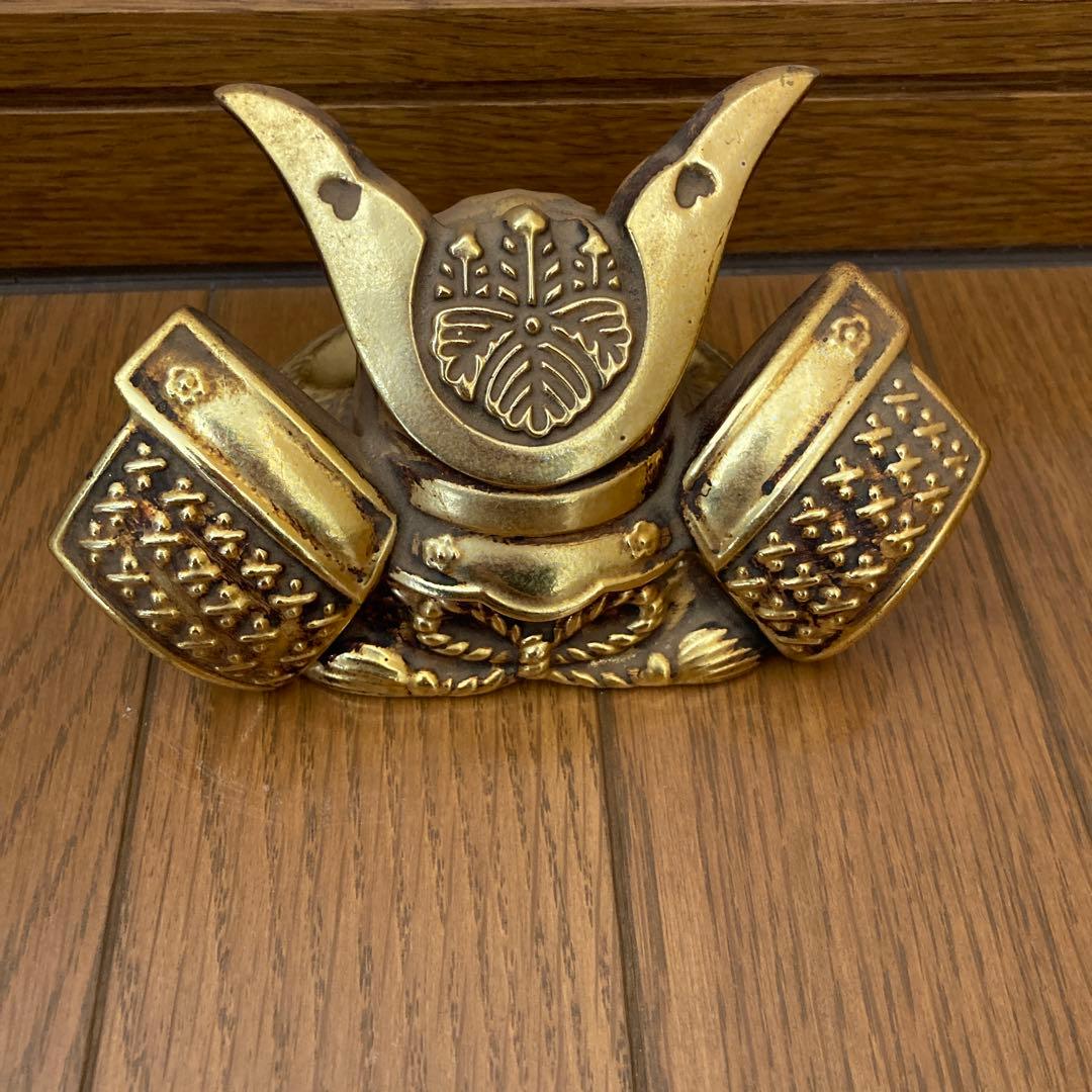 匿名配送　兜　国宝姫路城　アンティーク　置物　カッコいい　カブト　当時物