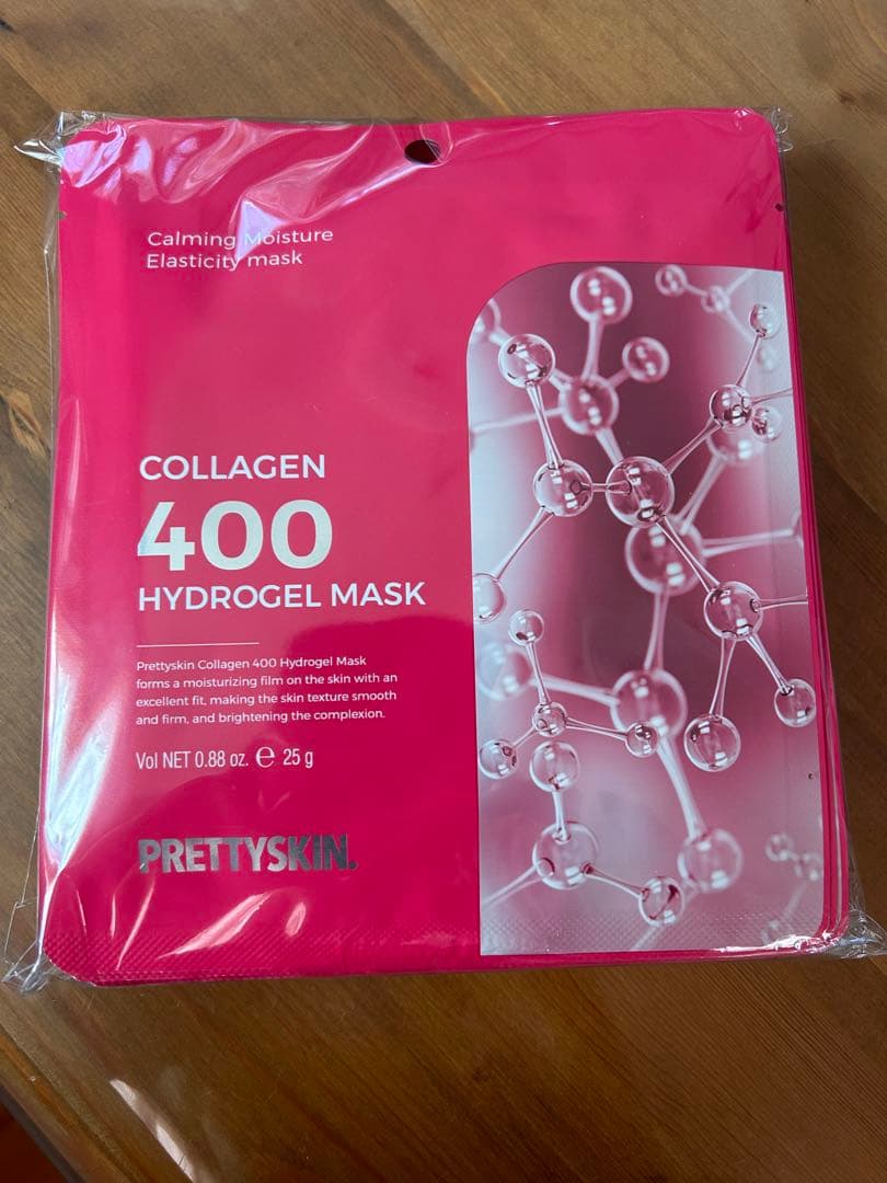 超高級　10枚　プリティスキン　コラーゲン 400 ハイドロゲル  マスク