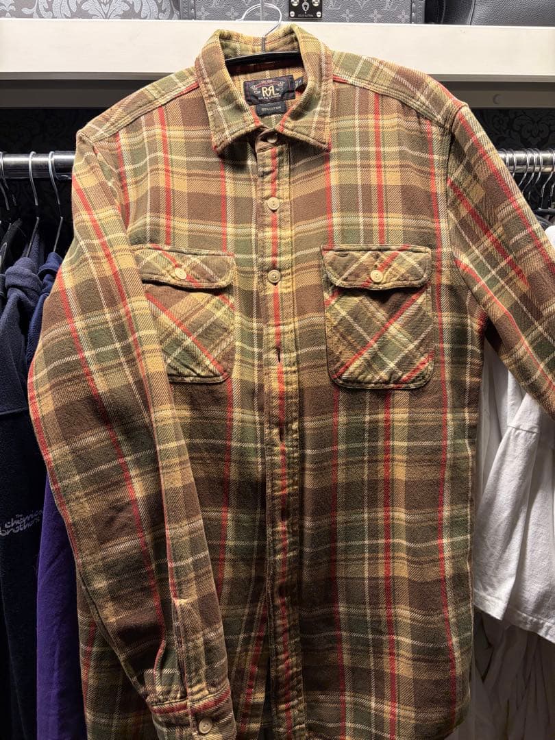 RRL ダブルアールエル ラルフローレン 最高級ライン 厚手 長袖 ヴィンテージ RRL ダブルアールエル ラルフローレン 最高級ライン 厚手 長袖