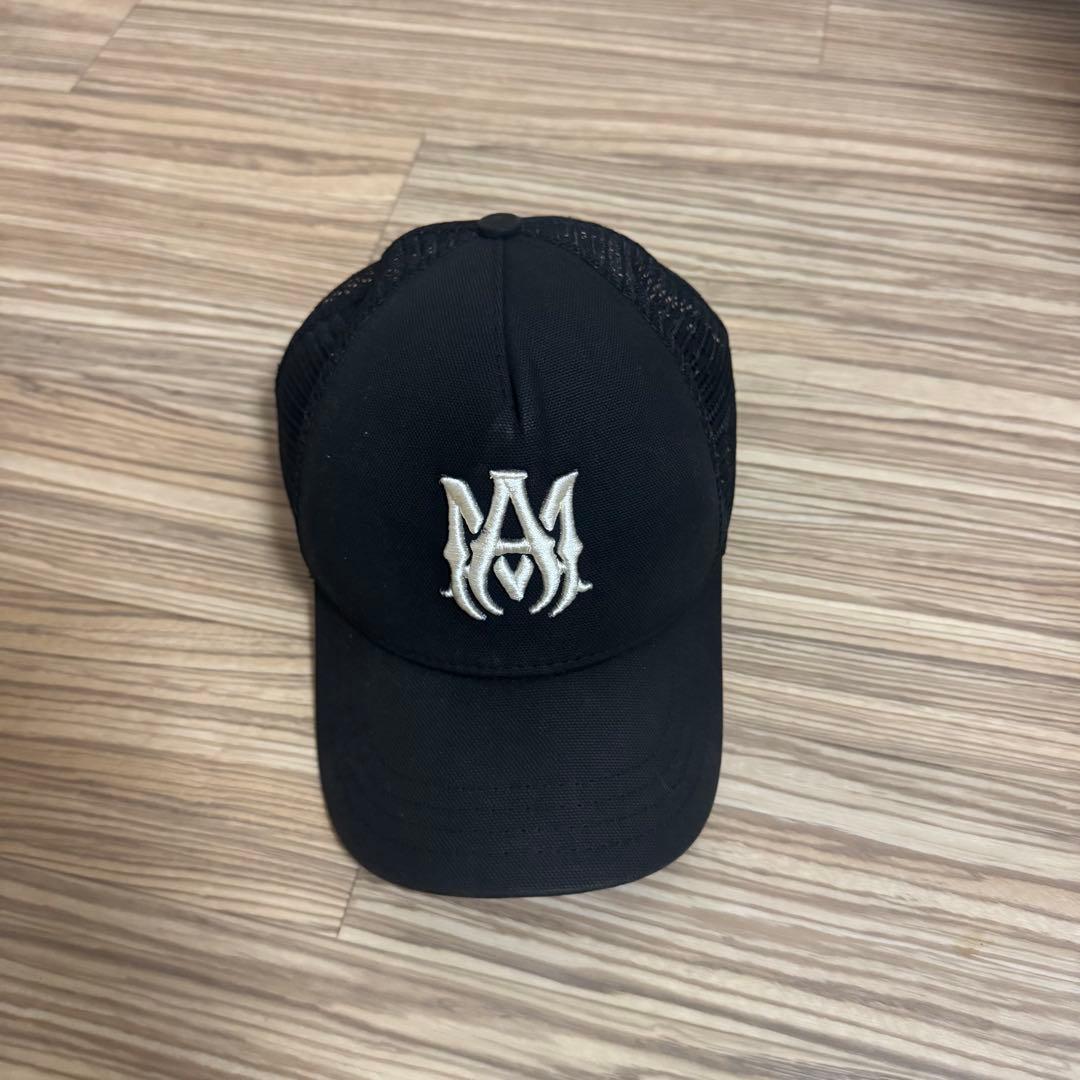 AMIRI 黒 メッシュキャップ - メルカリ