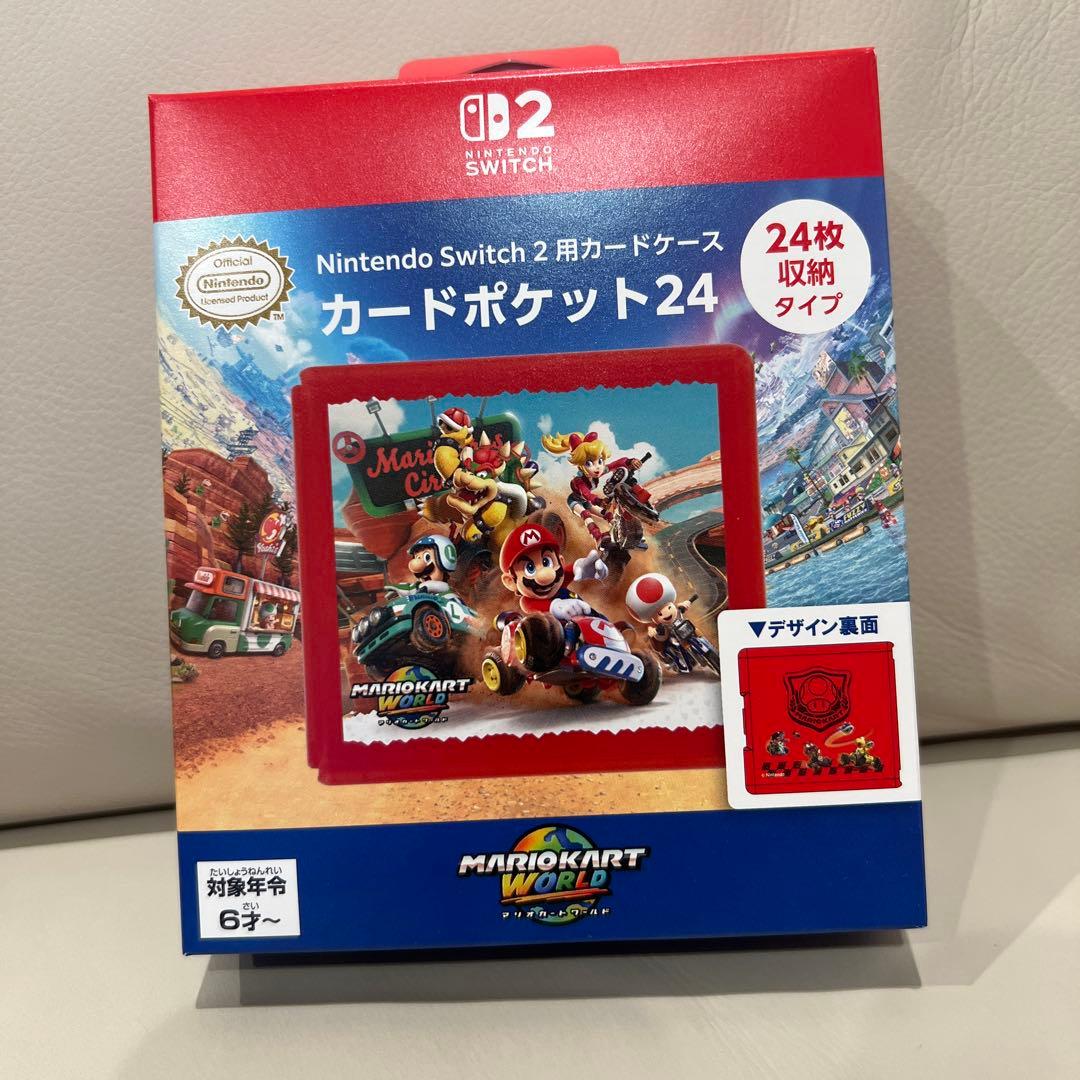 Switch2用カードケース カードポケット24 マリオカートワールド - メルカリ
