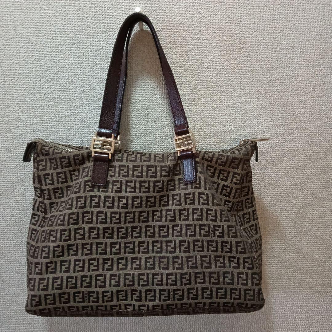 Fendi ロゴプリント ハンドバッグ　値下げしました 楽天市場】FENDI フェンディ Tote Bag トートバッグ ハンドバッグ