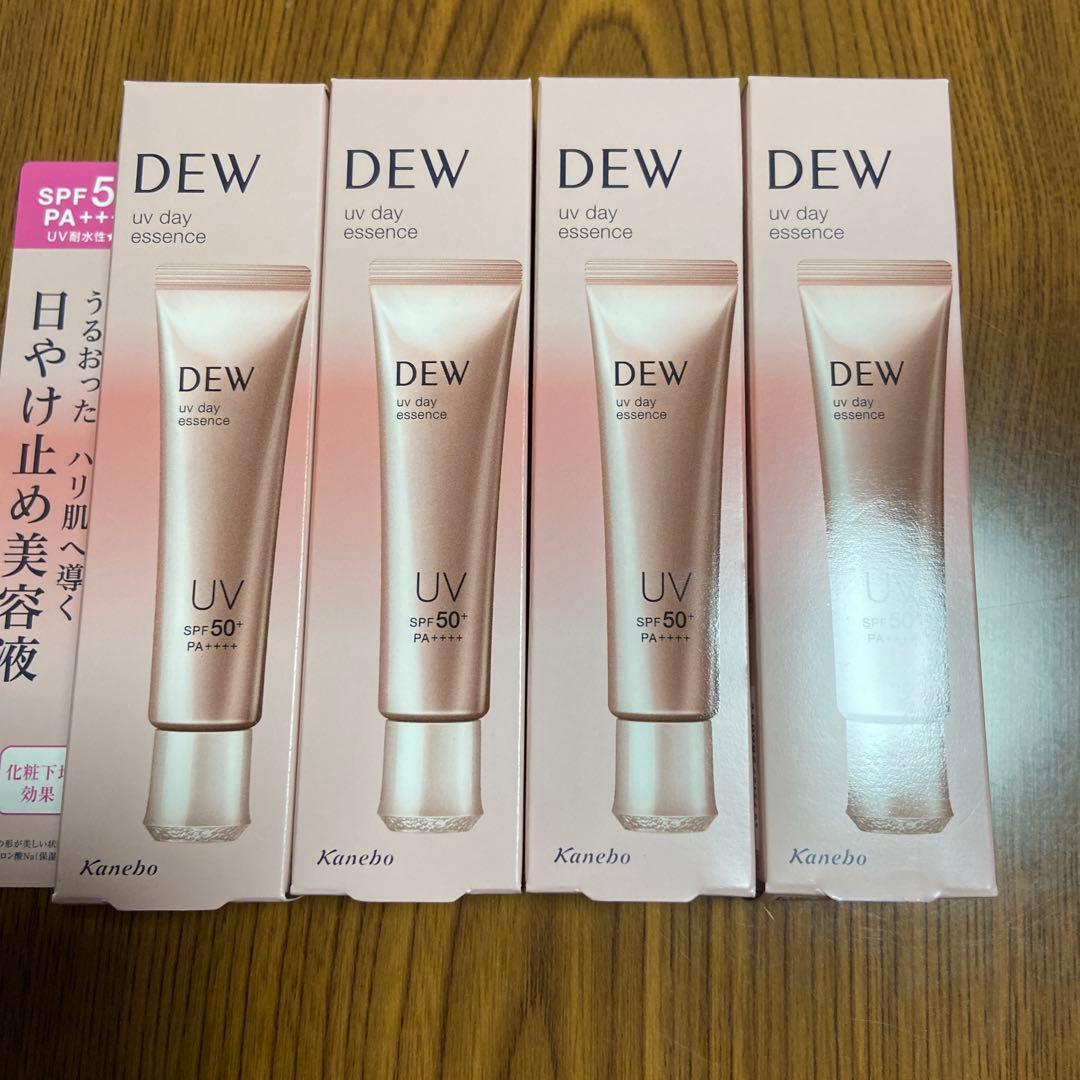 【まゆぴん】DEW UVデイエッセンス　40g 4点セット