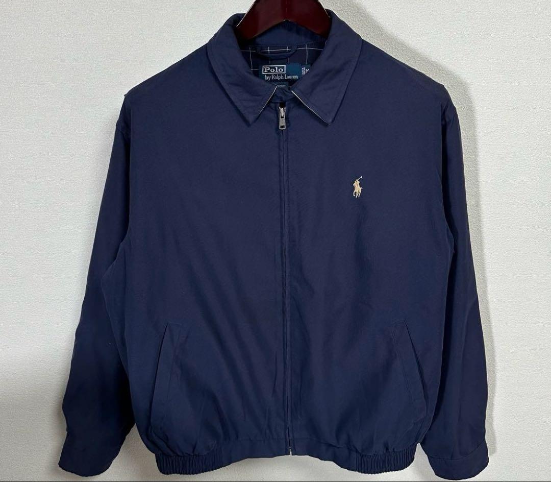 美品 polo Ralph Lauren スウィングトップ スイングトップ 紺