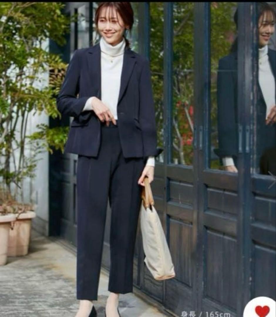 【新品】ロペピクニック ジャケット パンツ セットアップ 40 紺