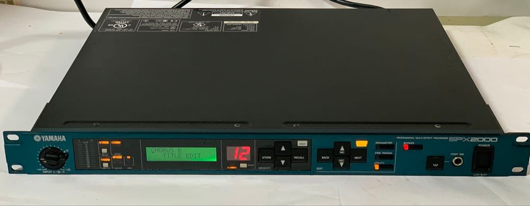 YAMAHA プロフェッショナルマルチエフェクトプロセッサー SPX2000 YAMAHA SPX2000 デジタルマルチエフェクト |中古 山陽電子商会 第弐