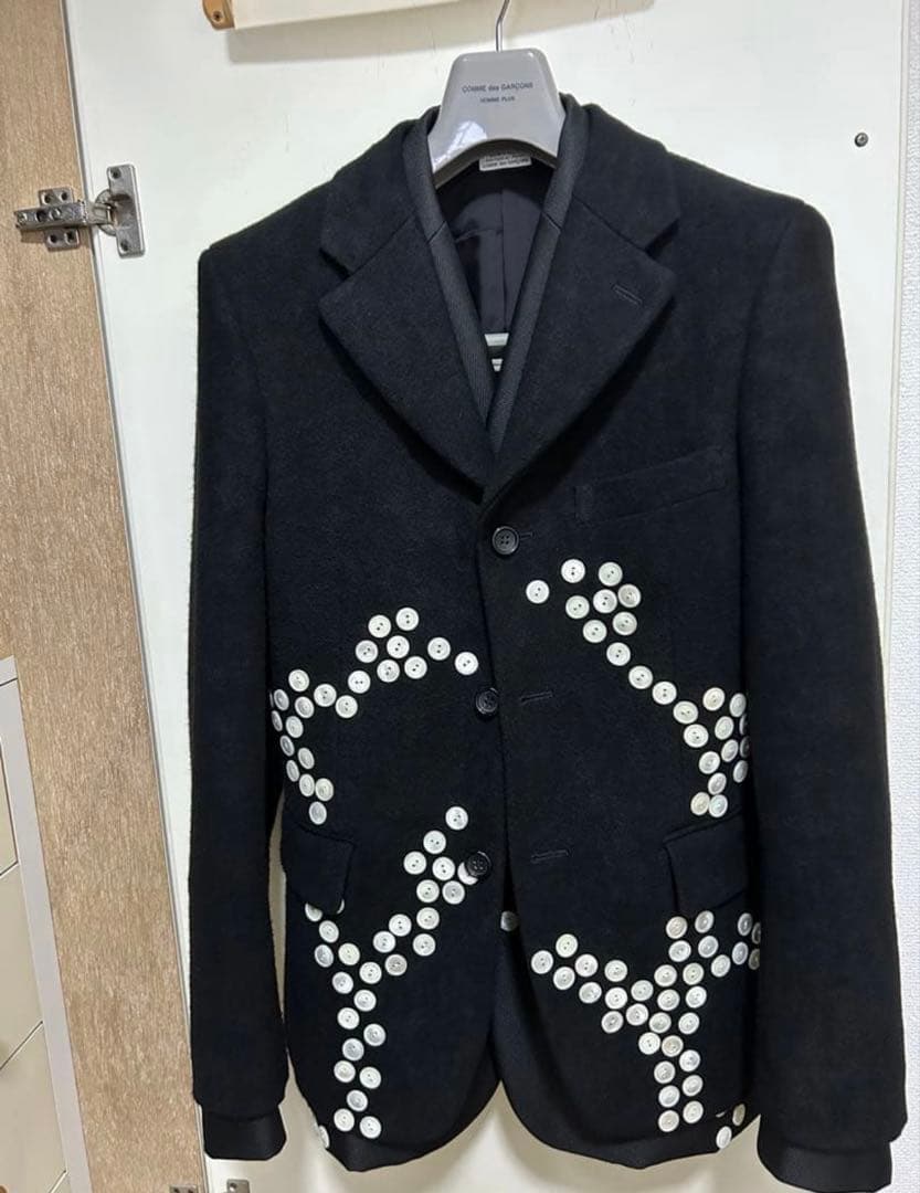 コムデギャルソンオムプリュス 24AW ドッキング レイヤード ボタン