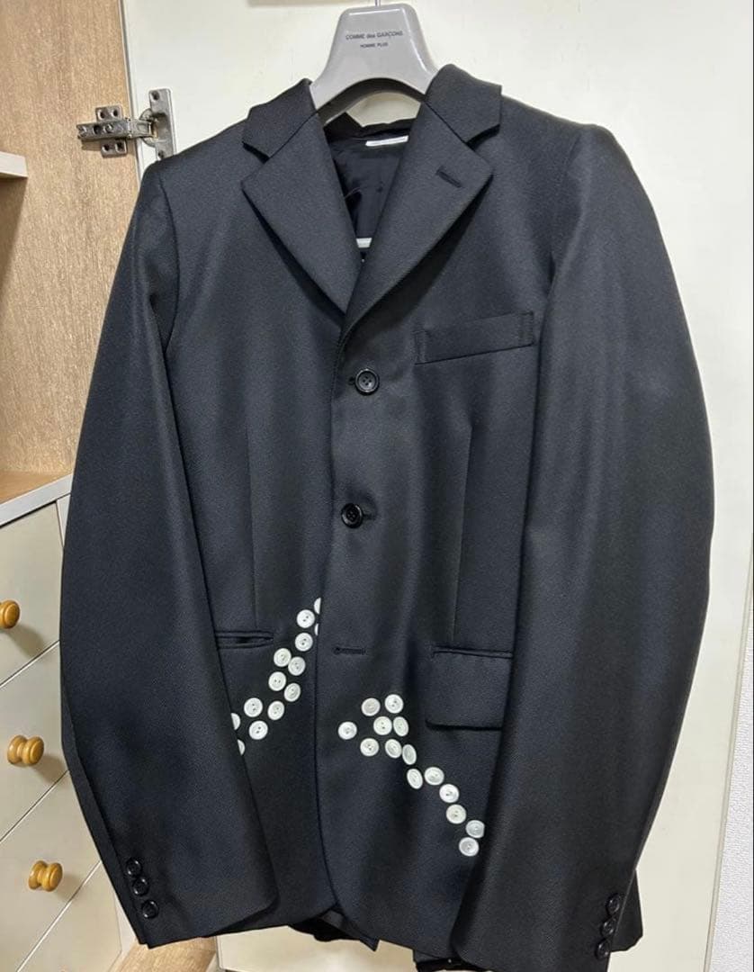 コムデギャルソンオムプリュス 24AW ドッキング レイヤード ボタン