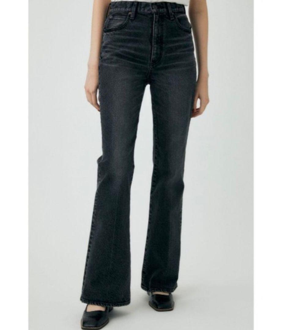 人気◆マウジー MVS BLACK FLARE デニム フレア◇ブラック