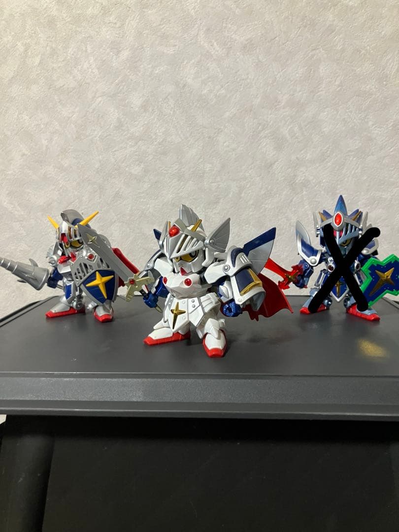 SDガンダムBB戦士 LEGENDBB ナイトガンダム2点セット 塗装完成品