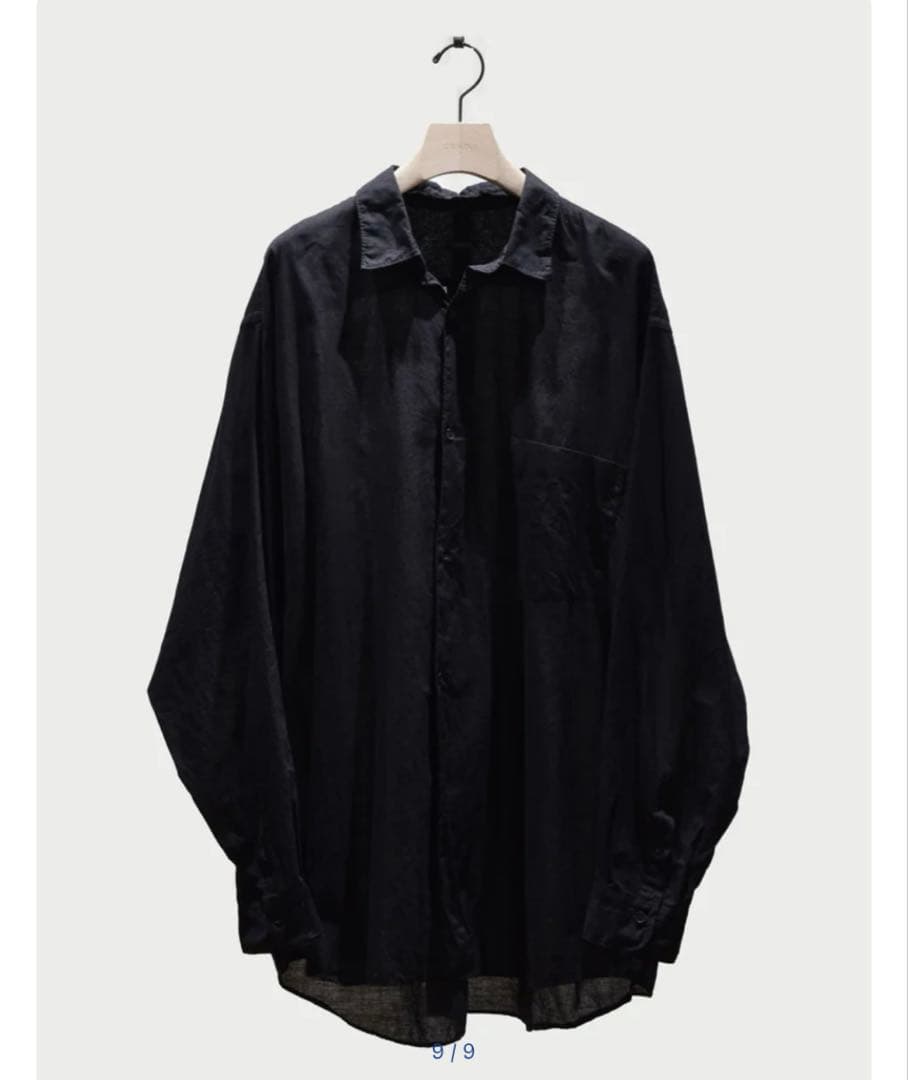 COMOLI KHADIコットン コモリシャツZ01-02011 サイズ2