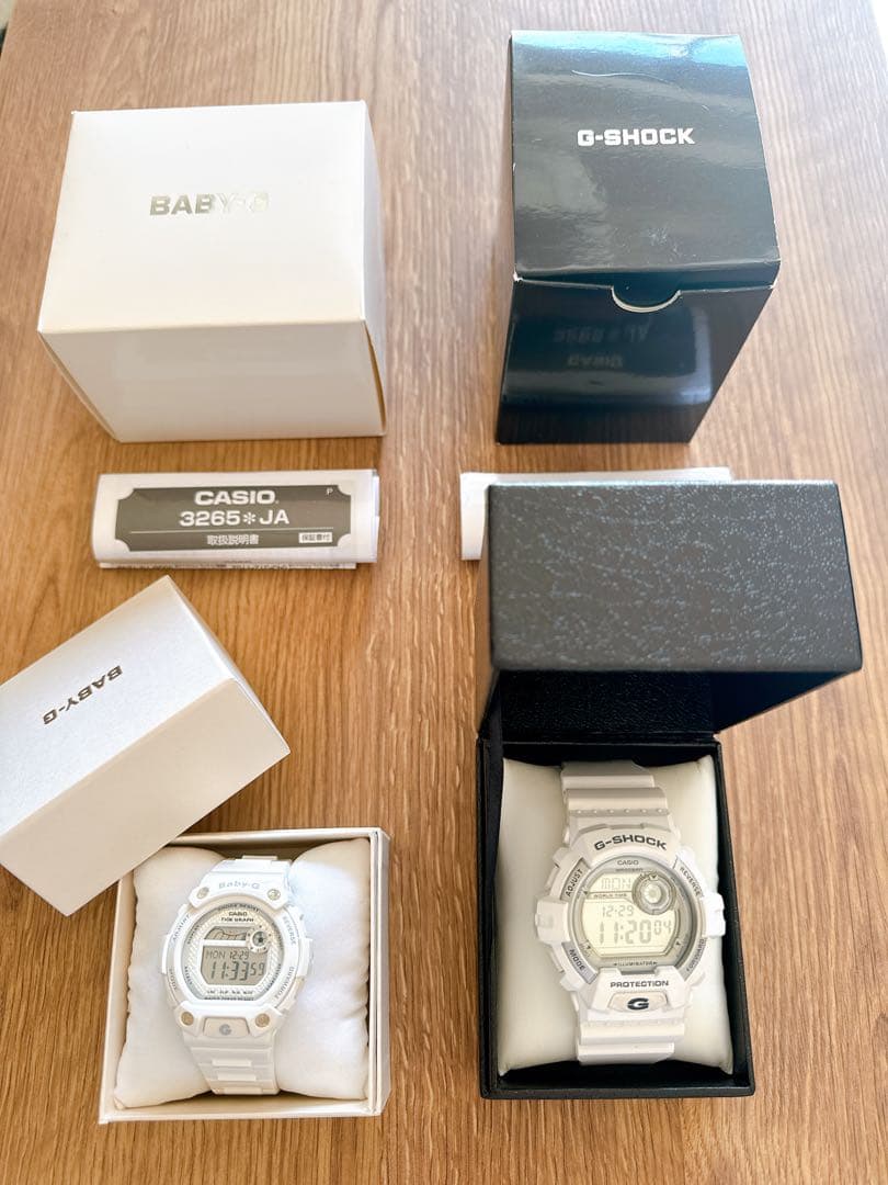 G-SHOCK 3285 ホワイト　baby-G 3265 ホワイトセット G-SHOCK 3285 ホワイト baby-G 3265 ホワイトセット 2026年最新】3285