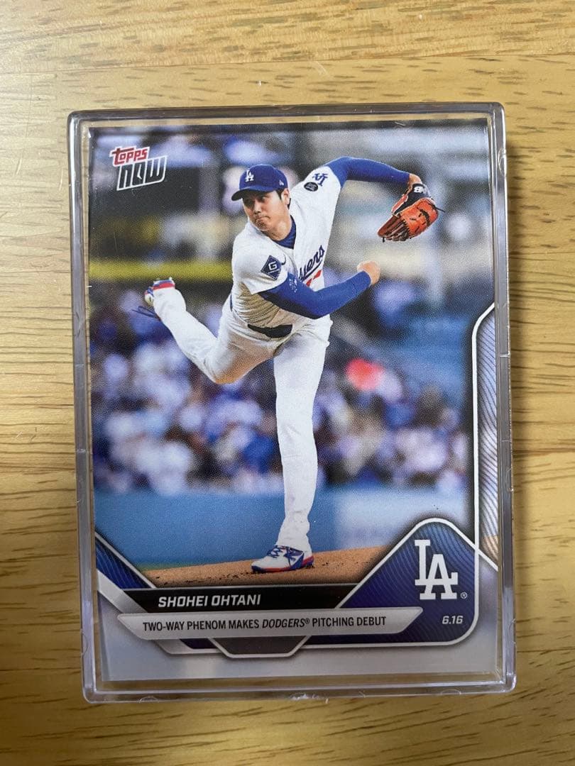 2025 topps now 大谷翔平 #307 ドジャース初登板二刀流復活 - メルカリ