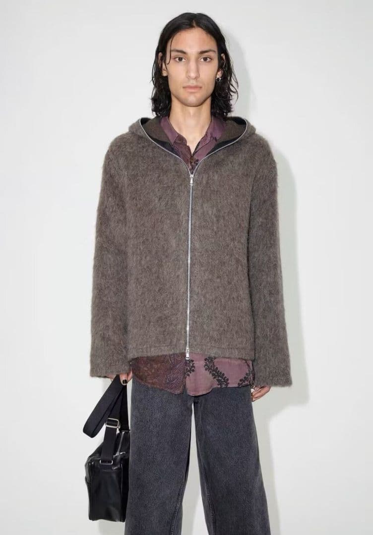 OUR LEGACY FULL ZIP HOOD Grey 48 - メルカリ