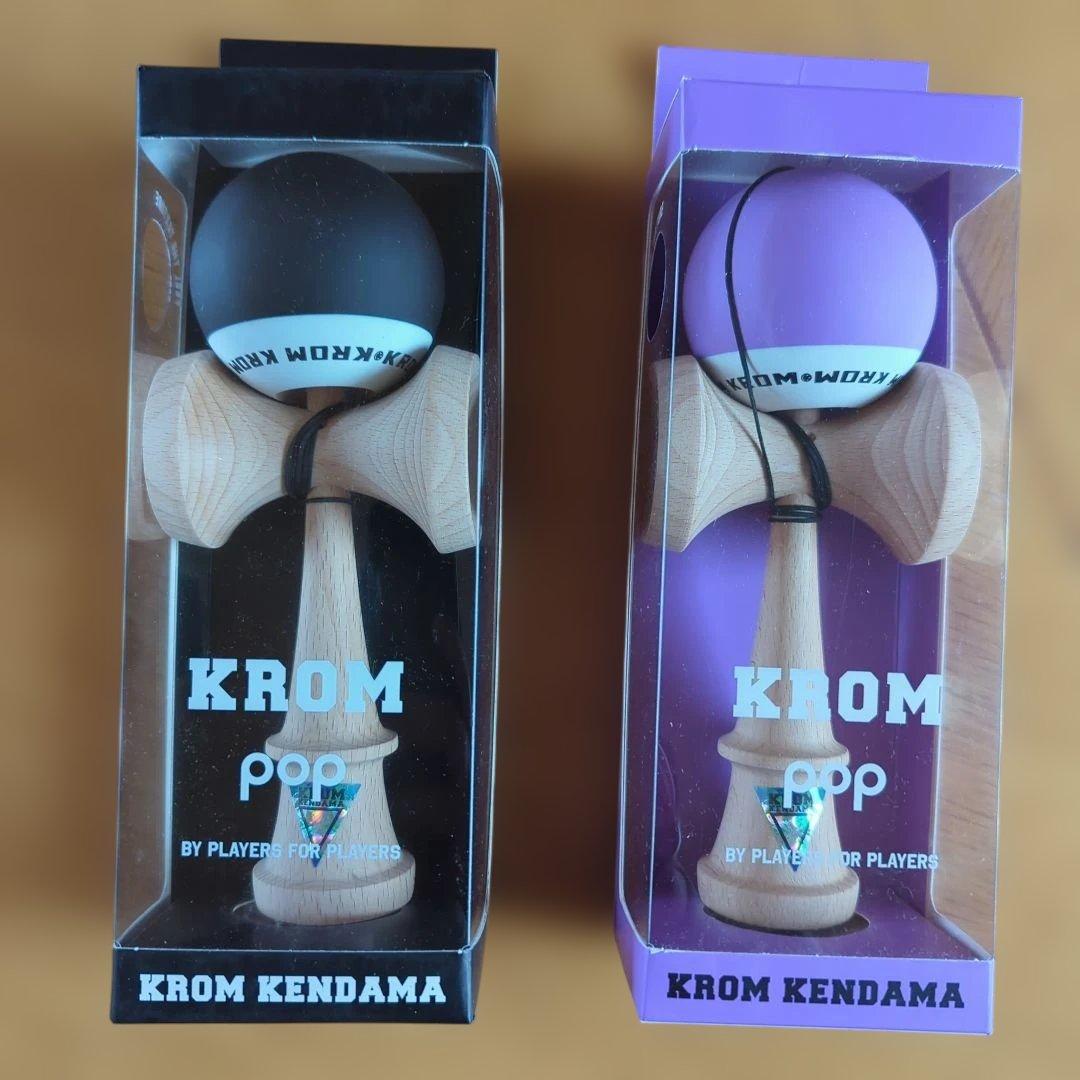 【専用】KROM けん玉 黒 紫 赤 5本セット