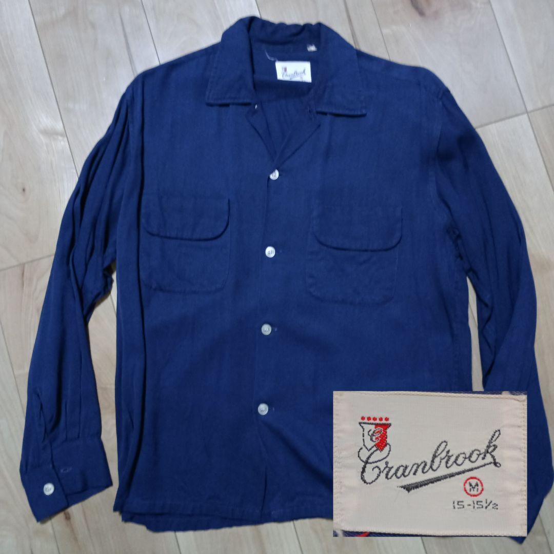 だ*子様 60s Cranbrook レーヨンシャツ ビンテージ サイズM