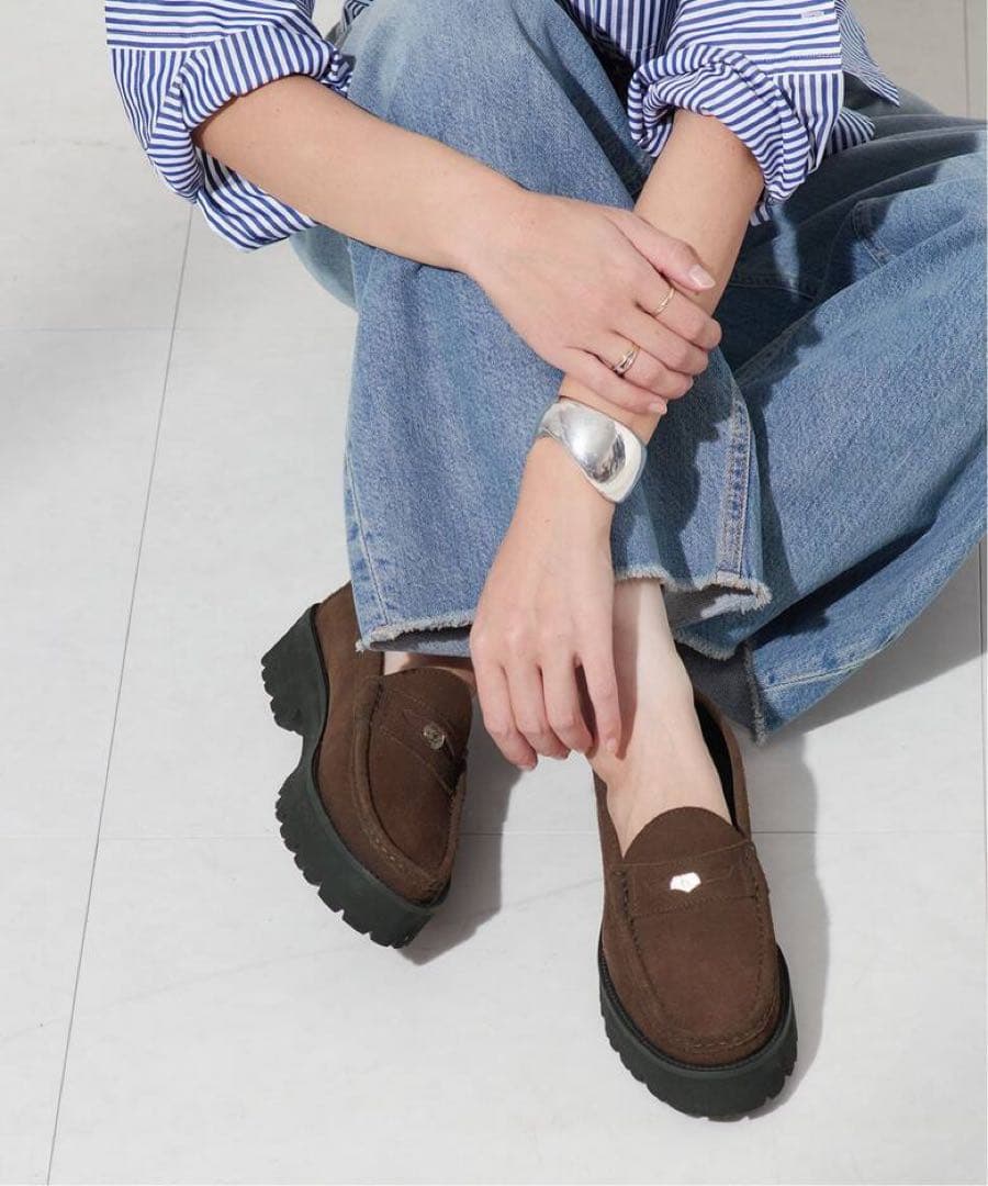 カミナンド　スエードローファー　サイズ7