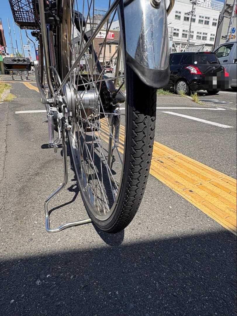 中古Panasonic電動アシスト自転車 12Ah4点灯 大阪 - メルカリ