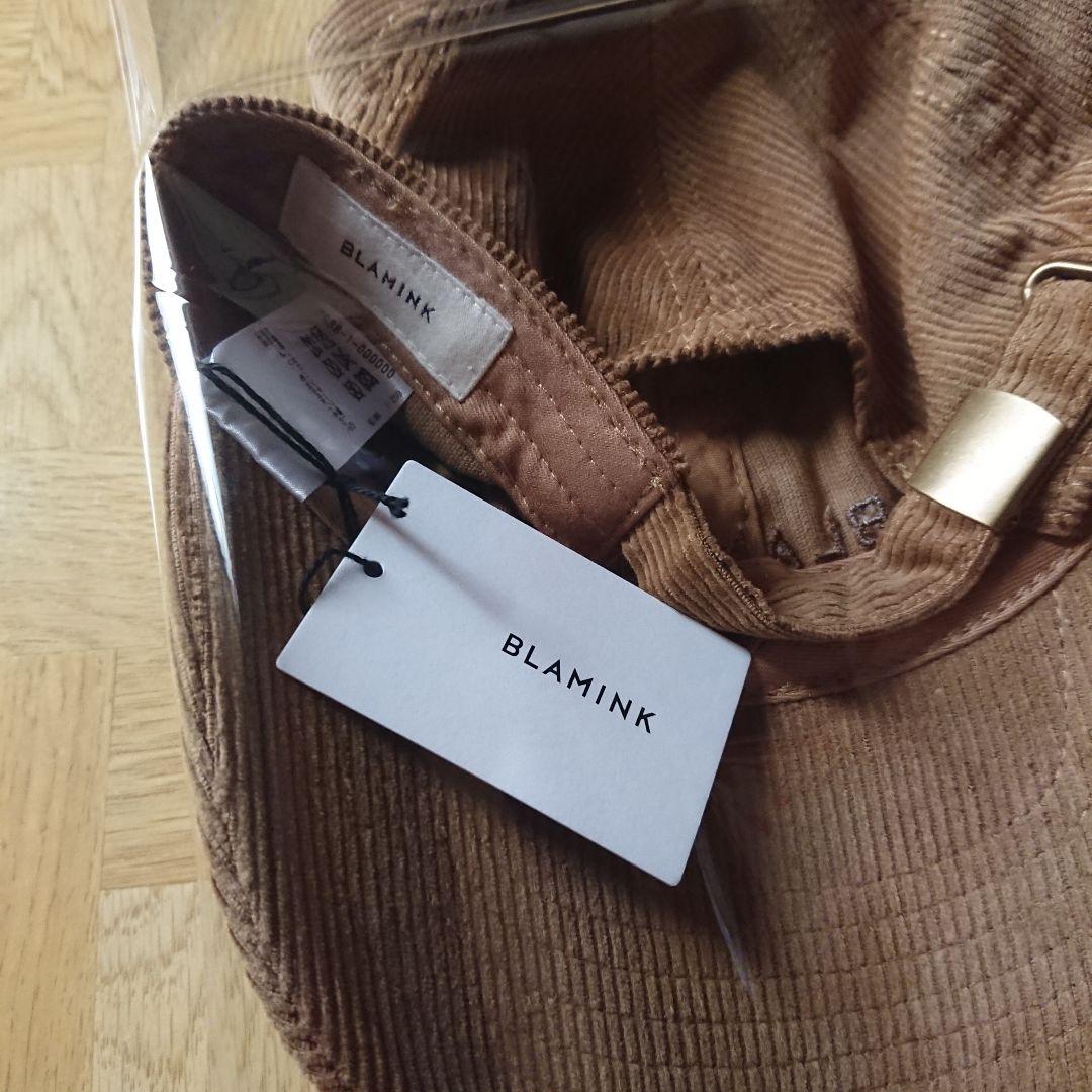 BLAMINK ブラミンク コーデュロイロゴキャップ - メルカリ