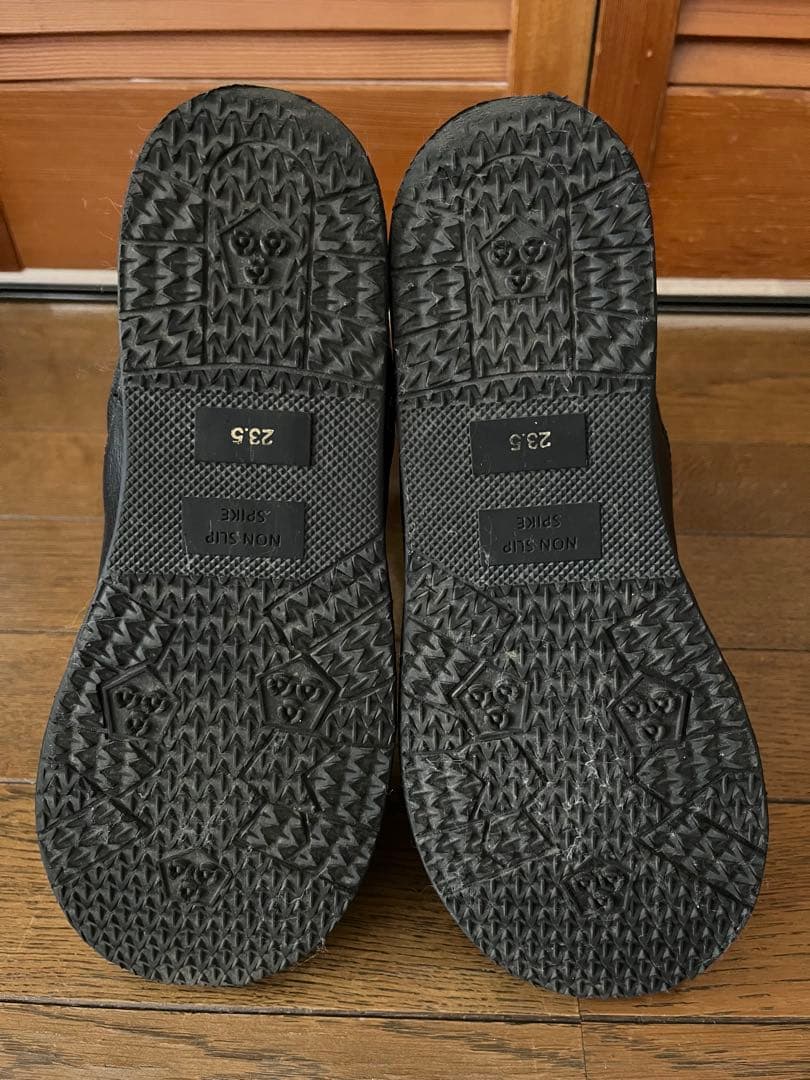 【美品】LOCONDO レディース本革ブーツ　ブラック　23.5cm