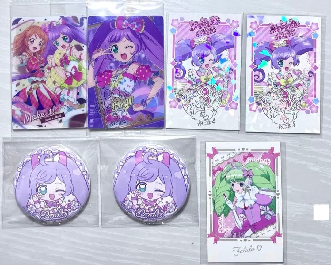 プリパラ らぁら きゃらっぴん 缶バッジ プリパシャ ウエハース 入場者特典 プリパラ きゃらっぴん トレーディング缶バッジ｜Yahoo!フリマ（旧