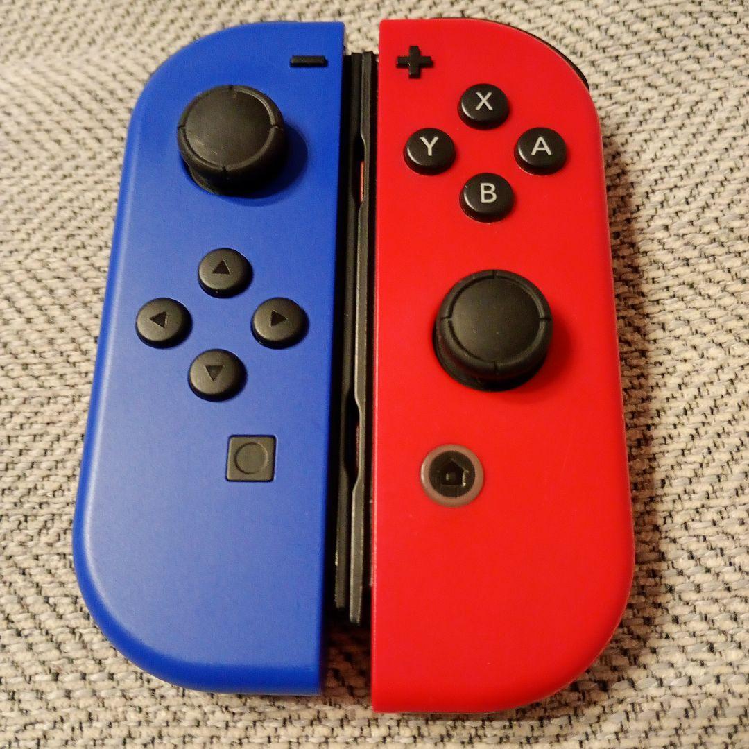 美品純正完動品】Nintendo Switch ジョイコン 深青深赤① - メルカリ