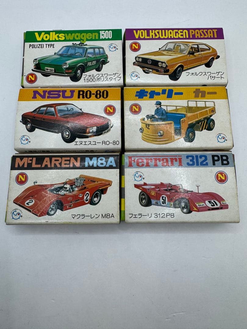 未使用 サニー製 ミニカー プラモデル 箱付 おまけ フェラーリ　マクラーレン 未使用 サニー製 ミニカー プラモデル 箱付 おまけ フェラーリ