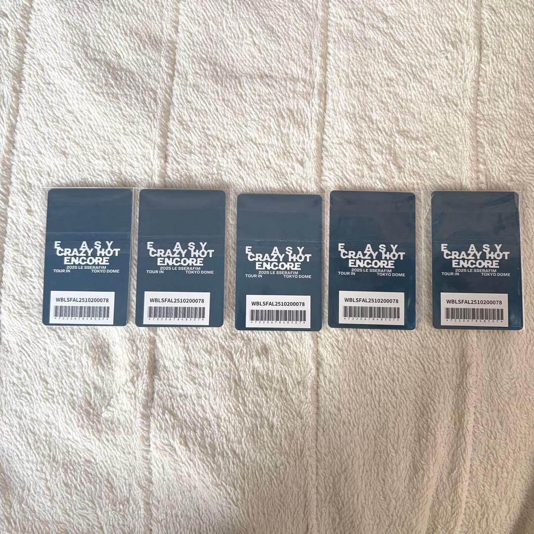 lesserafim spaghetti 東京ドーム ラキドロ コンプ トレカ - メルカリ