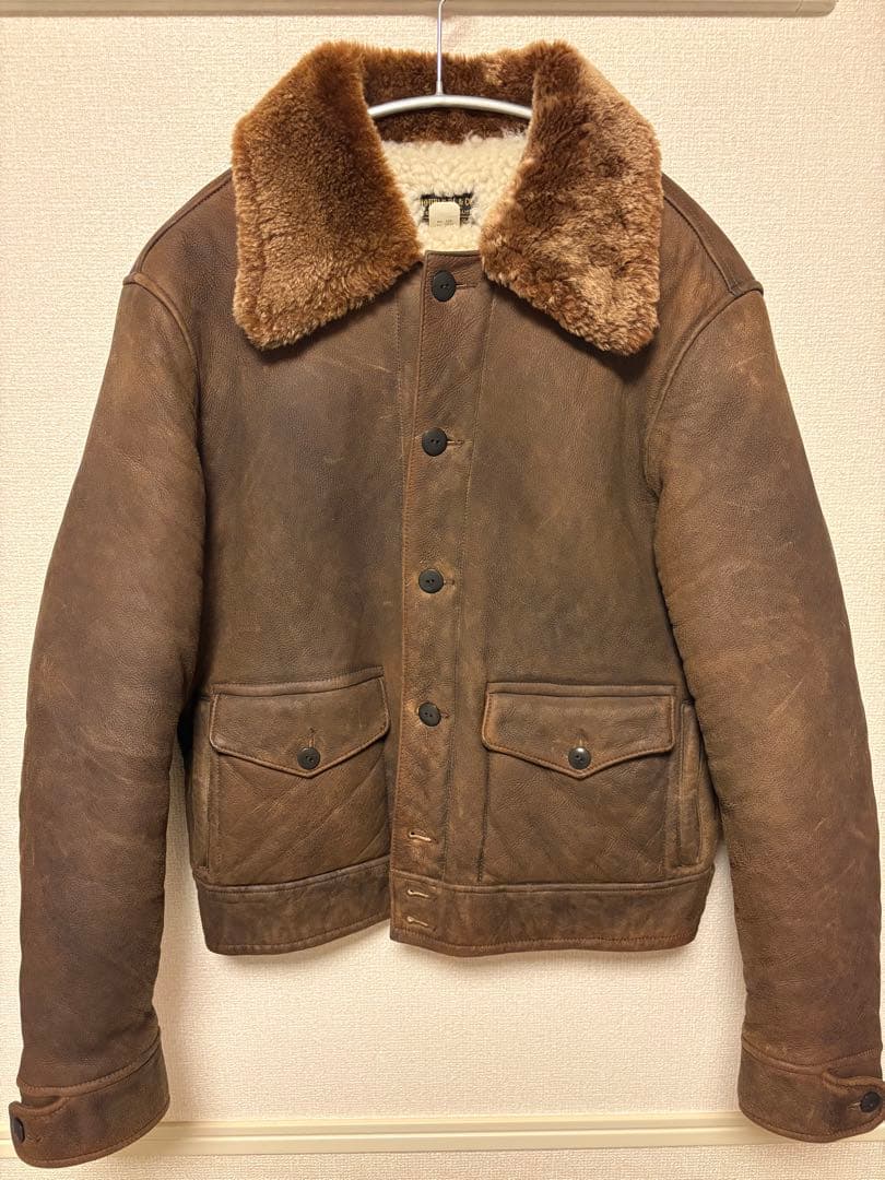 RRL 23AW シアリング 限定コレクション ムートン レザー
