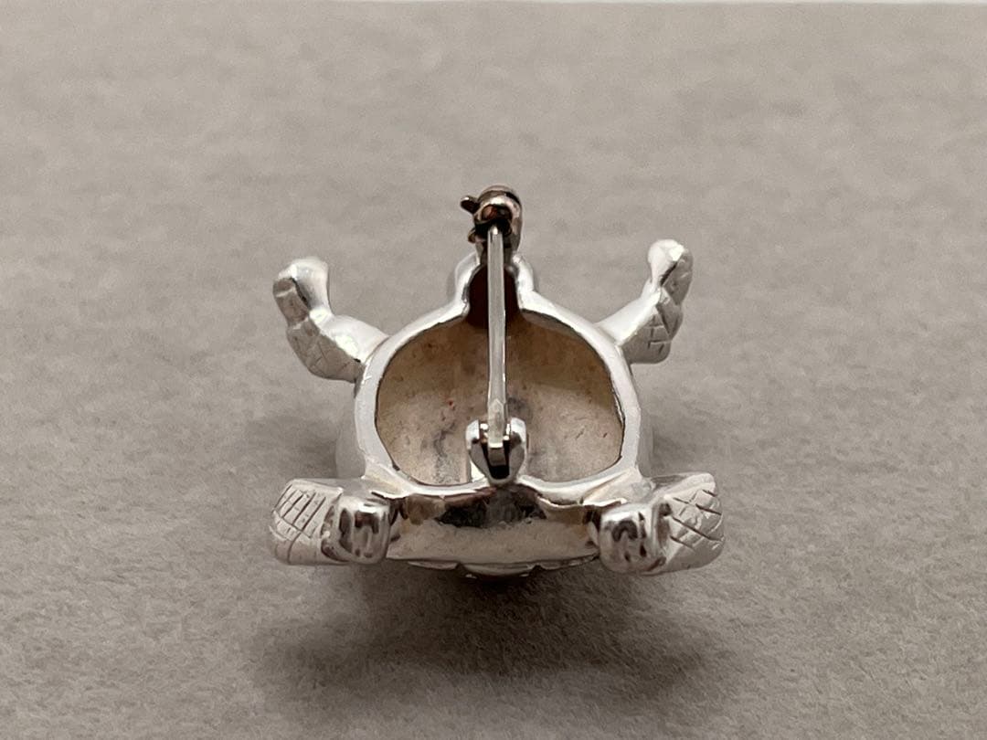 b917 希少 ヴィンテージ ティファニー カメ 亀 ブローチ 925 タートル