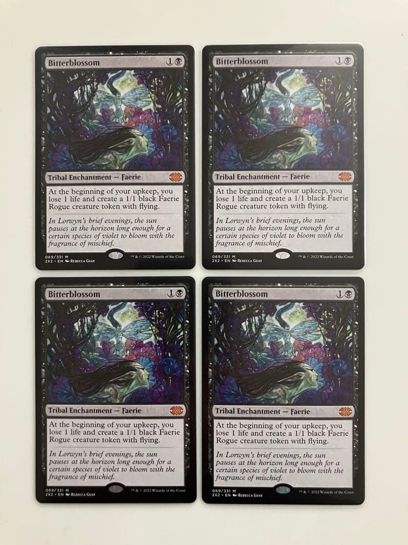 MTG 英語版４枚 苦花 2X2