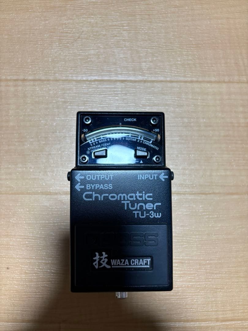 BOSS TU-3W クロマチックチューナー BOSS 【BOSS×IKEBEクリアポーチプレゼント】TU-3W(J) MADE IN JAPAN