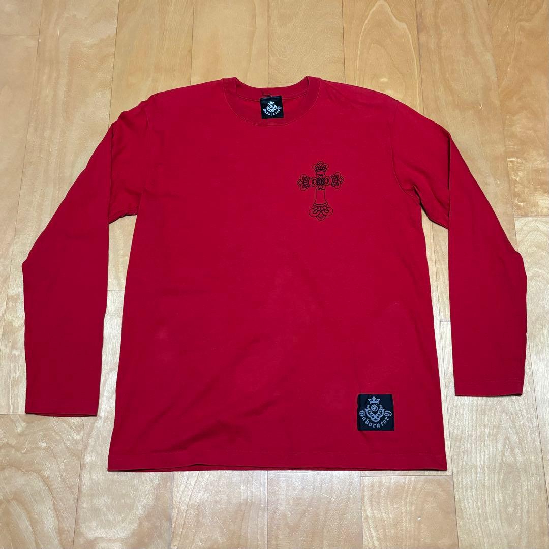 ガボール Gaboratory ガボラトリー ロングTシャツ 赤 クロムハーツ