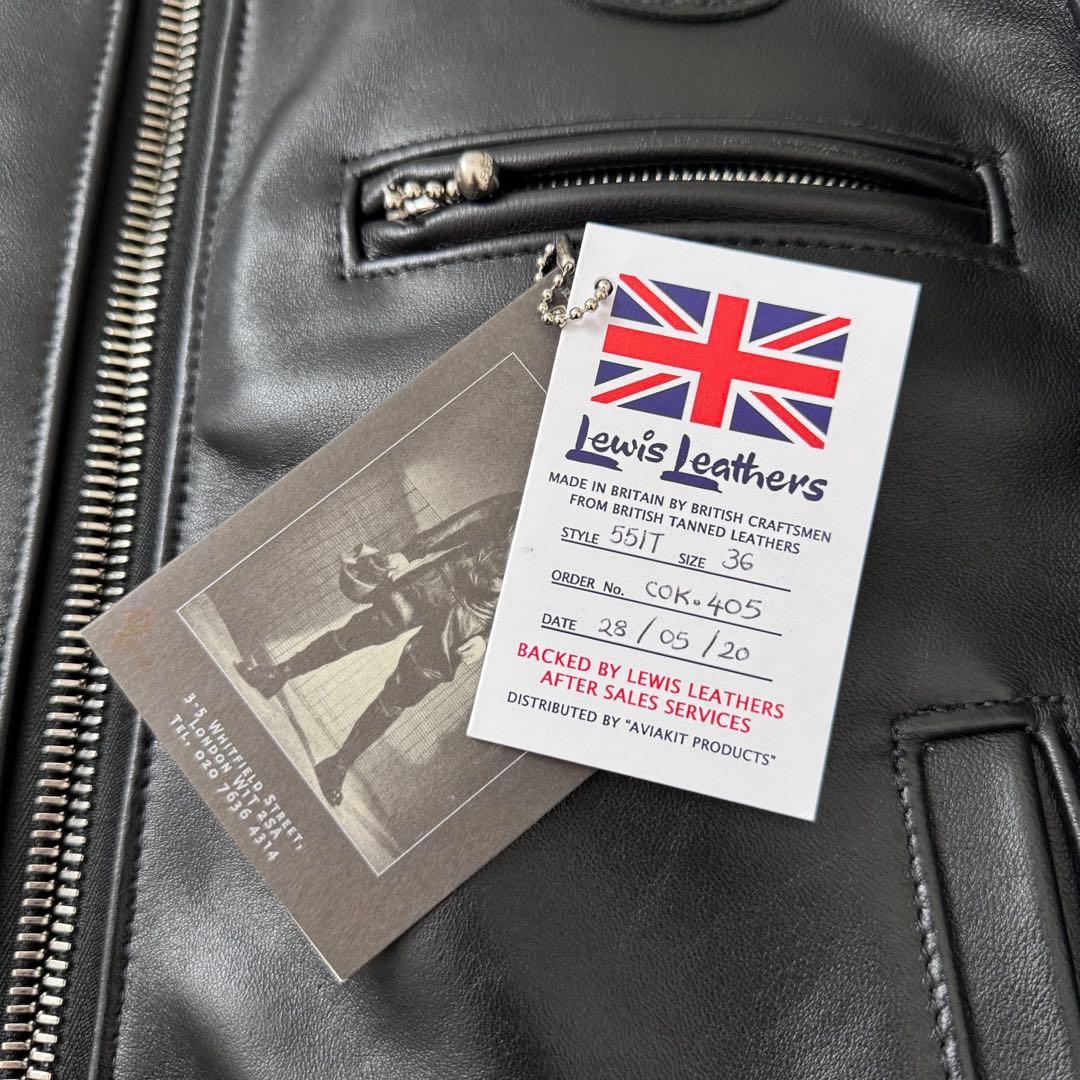 ラットランドシープ】ルイスレザー ドミネーター 36 タイトフィット