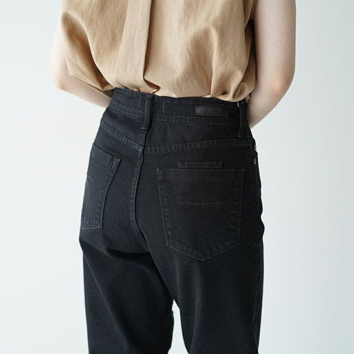 SALE YANUK ヤヌーク レア ボーイズストレート LEA ブラック - メルカリ