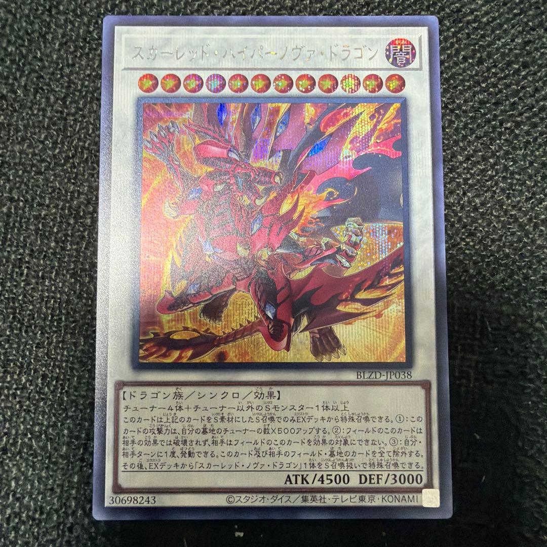 遊戯王 ブレイジングドミニオン スカーレッド・ハイパーノヴァ