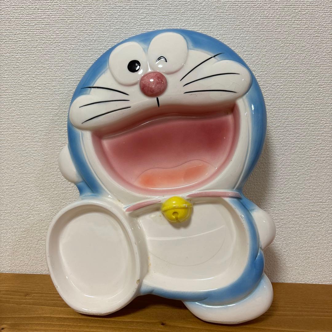 ドラえもん ランチプレート 陶器 希少 昭和レトロ - メルカリ