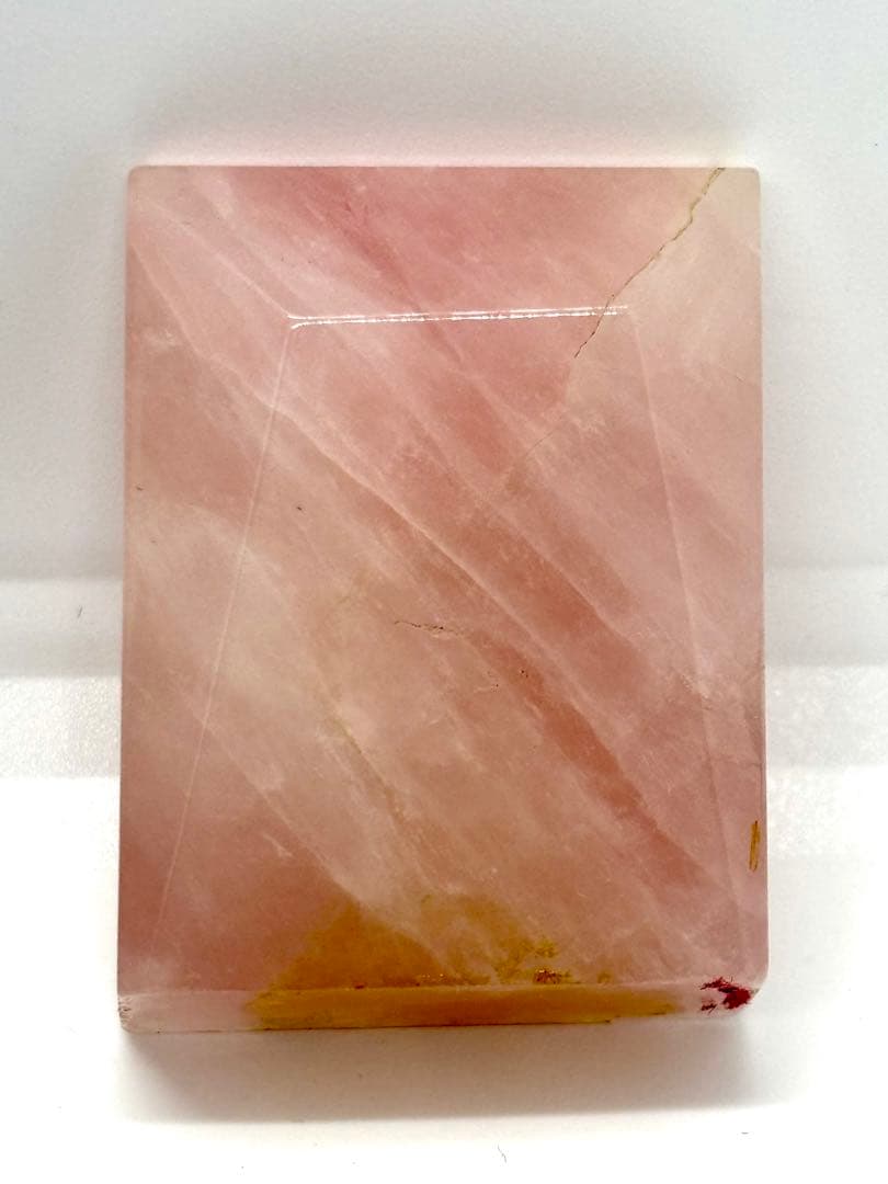 甲州貴石細工 天然紅水晶（ローズクォーツ） 『龍と恵比寿大黒像