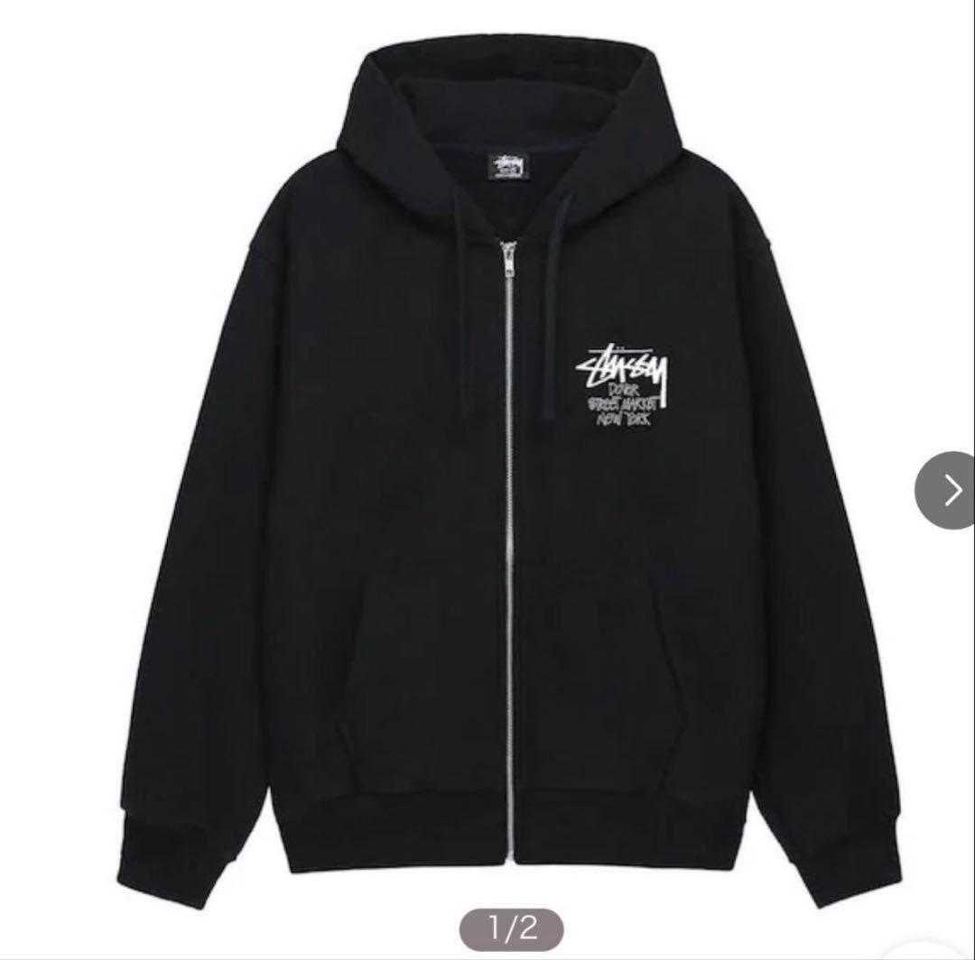 Stüssy Dover Street Marketパーカー ブラック - メルカリ