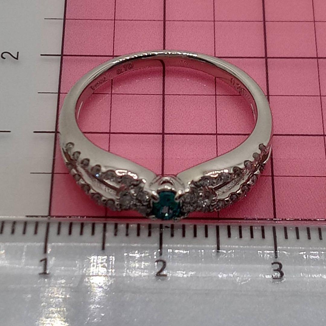 pt900 ブラジル産世界三大希少石 パライバトルマリン＆天然