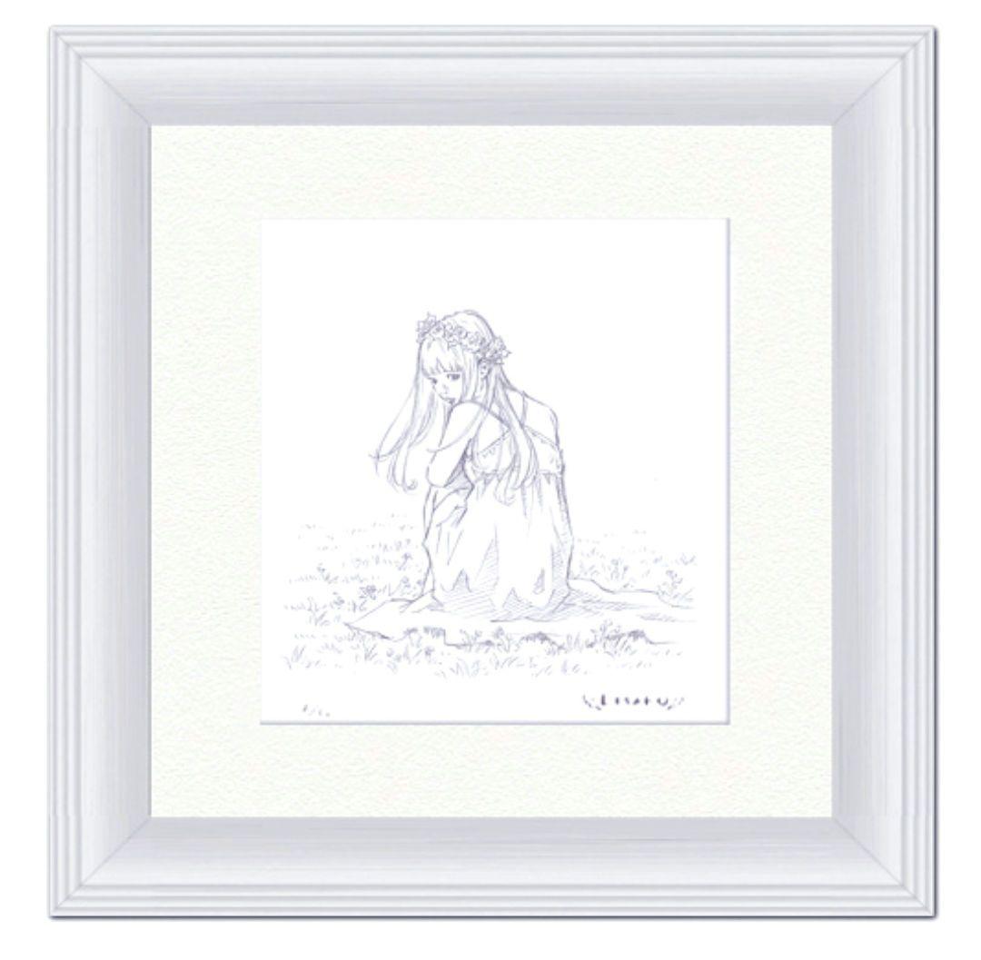 窪之内英策 ジクレー 　作品名 : 片思い3 限定50枚　シリアルナンバー入り