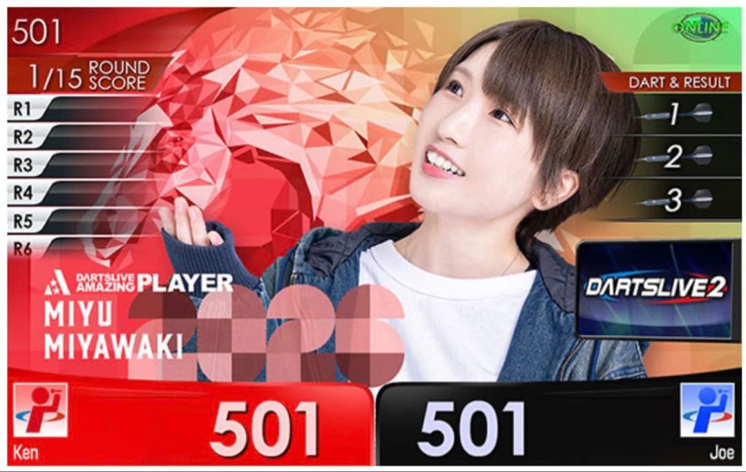 ダーツライブ MIYAWAKIMIYU