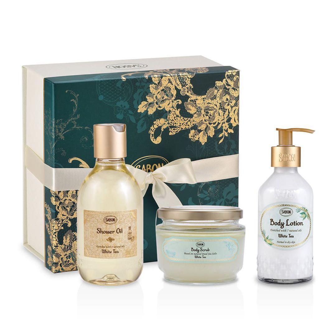 SABON 3step ボディケアキット ギフト ホワイトティー