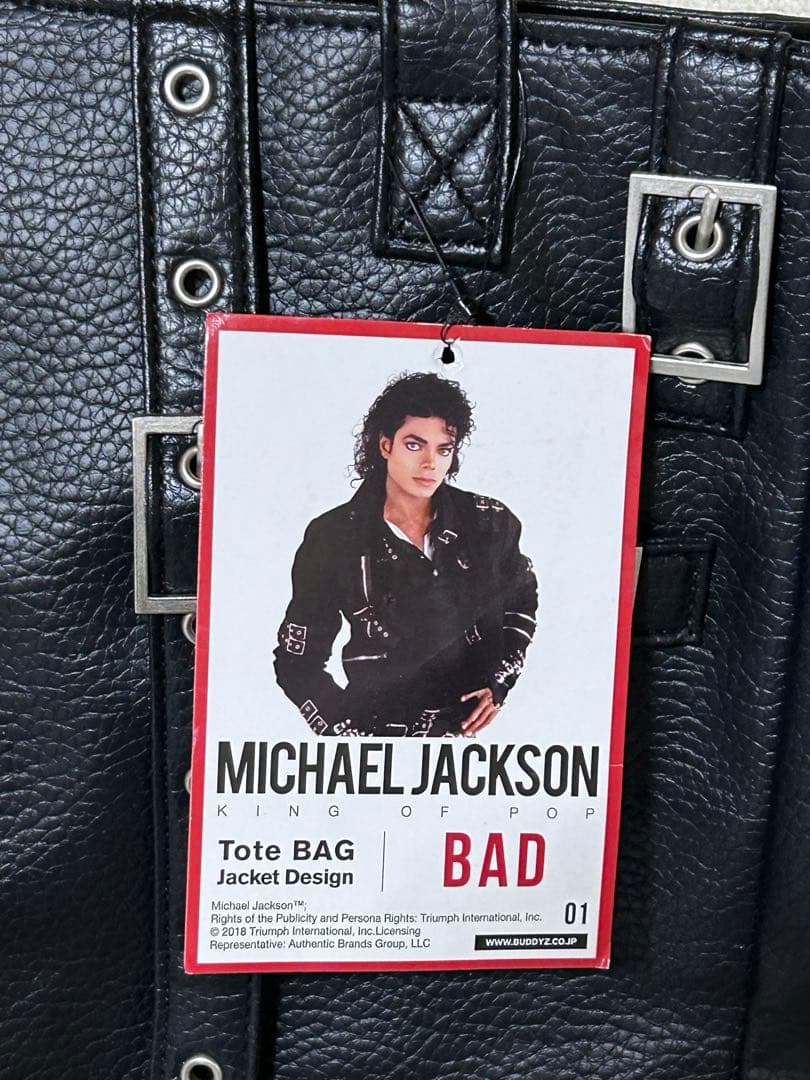 未使用】マイケル・ジャクソン BAD トートバッグ メンズ レディース