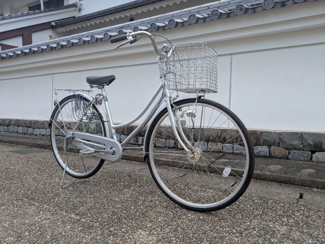 美品 27 インチ 自転車 軽快車 シティサイクル 名古屋市引き取り限定