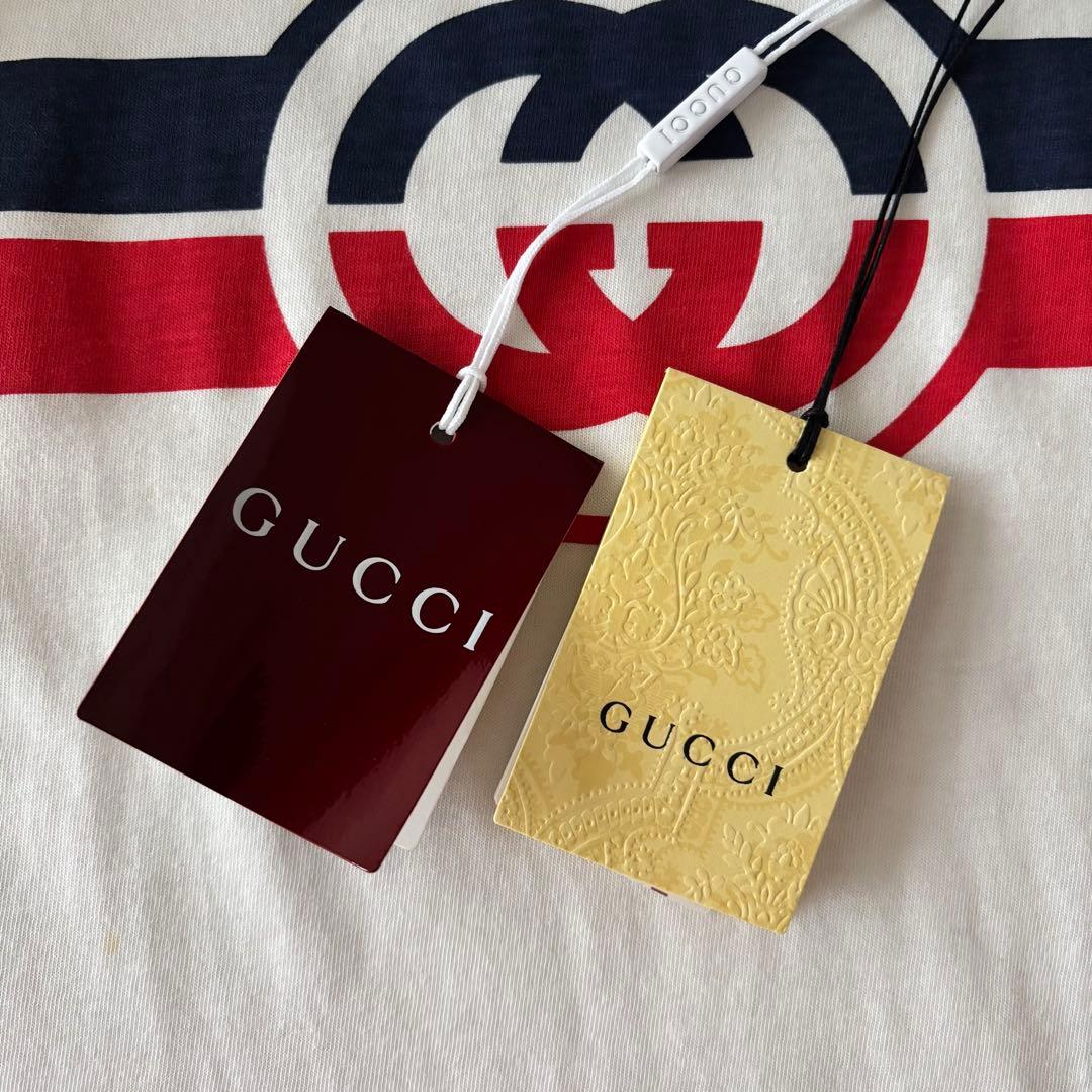 GUCCI グッチ GG コットンTシャツ - Embroidered cotton-jersey T